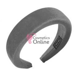 Bentita deosebita pentru par din catifea Hand Made BTP015 - Gri